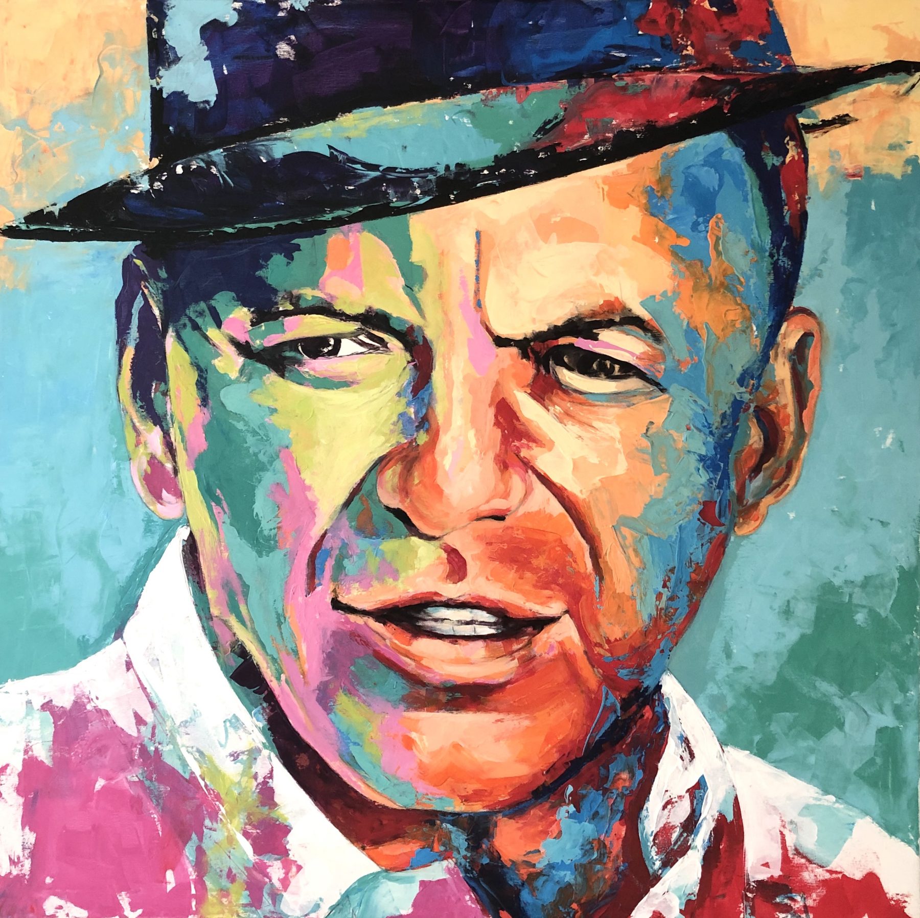 Frank Sinatra Portrait Gemälde